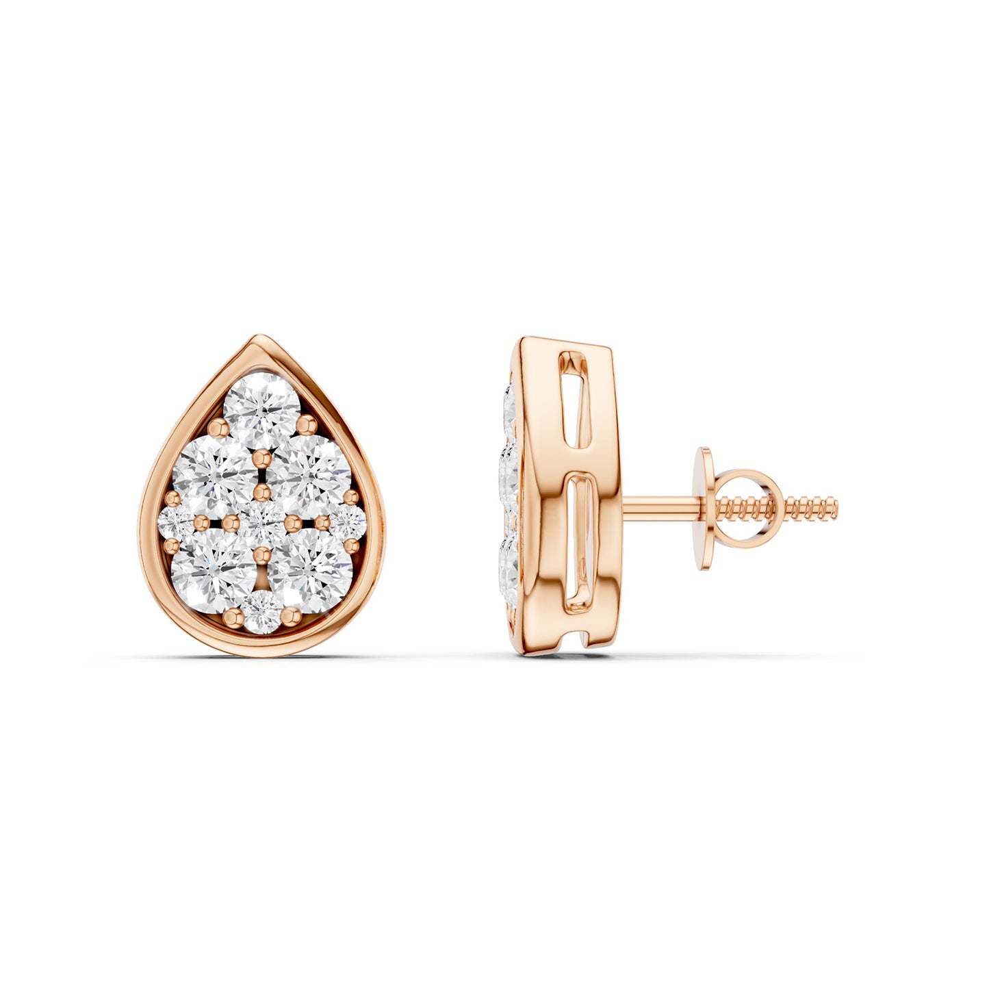 Dewdrop Cluster Studs