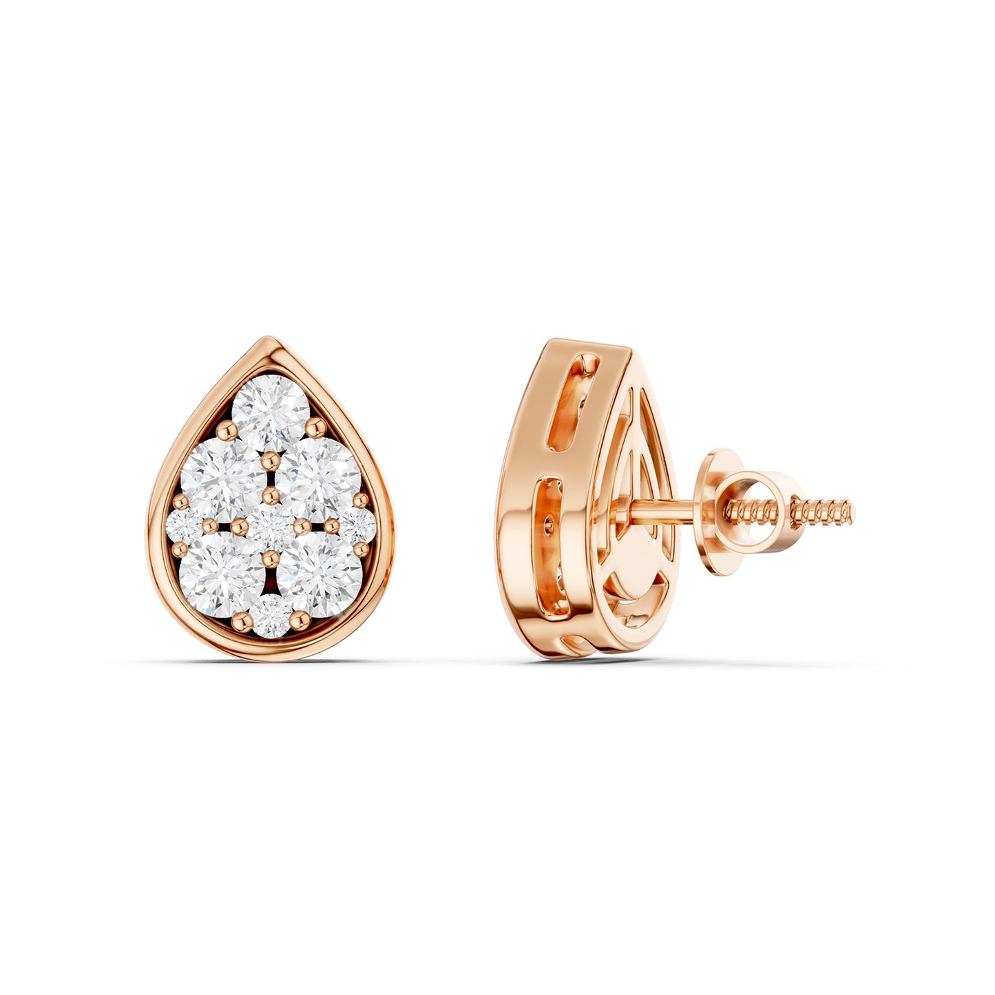 Dewdrop Cluster Studs