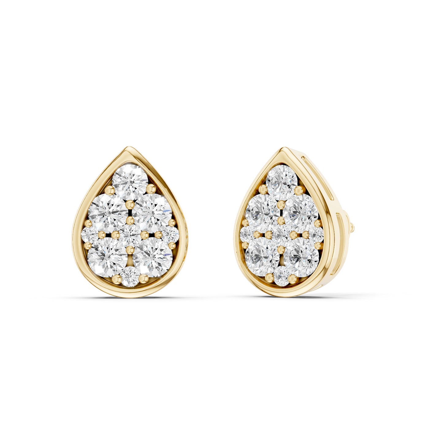 Dewdrop Cluster Studs