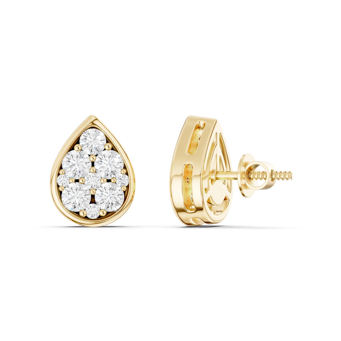 Dewdrop Cluster Studs