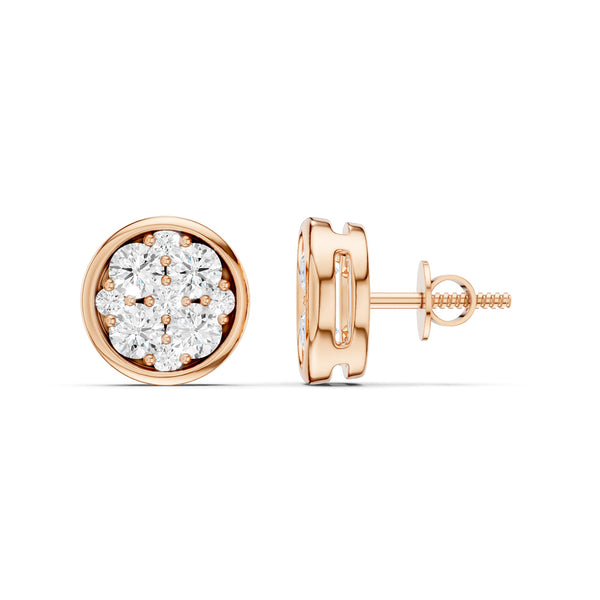 Round-Shaped Cluster Studs