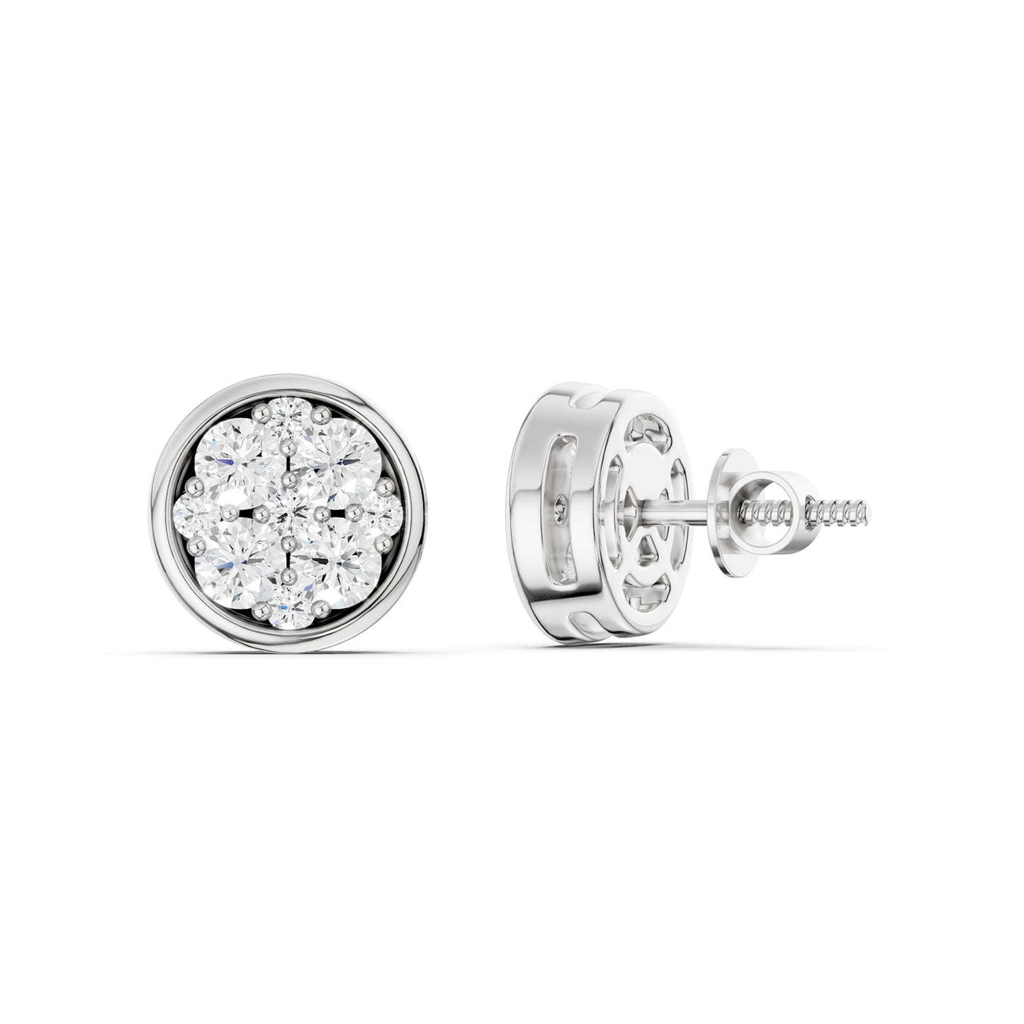 Round-Shaped Cluster Studs