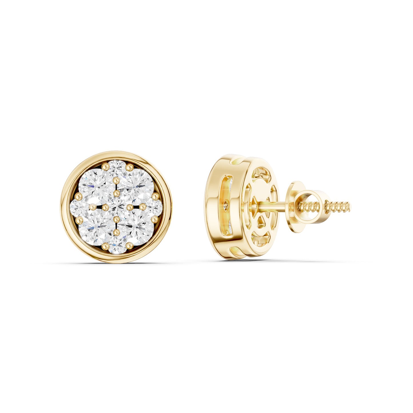 Round-Shaped Cluster Studs