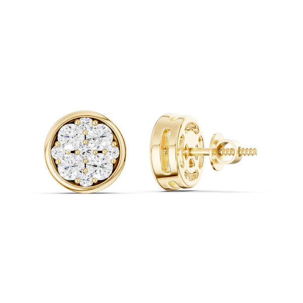 Round-Shaped Cluster Studs