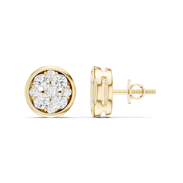 Round-Shaped Cluster Studs