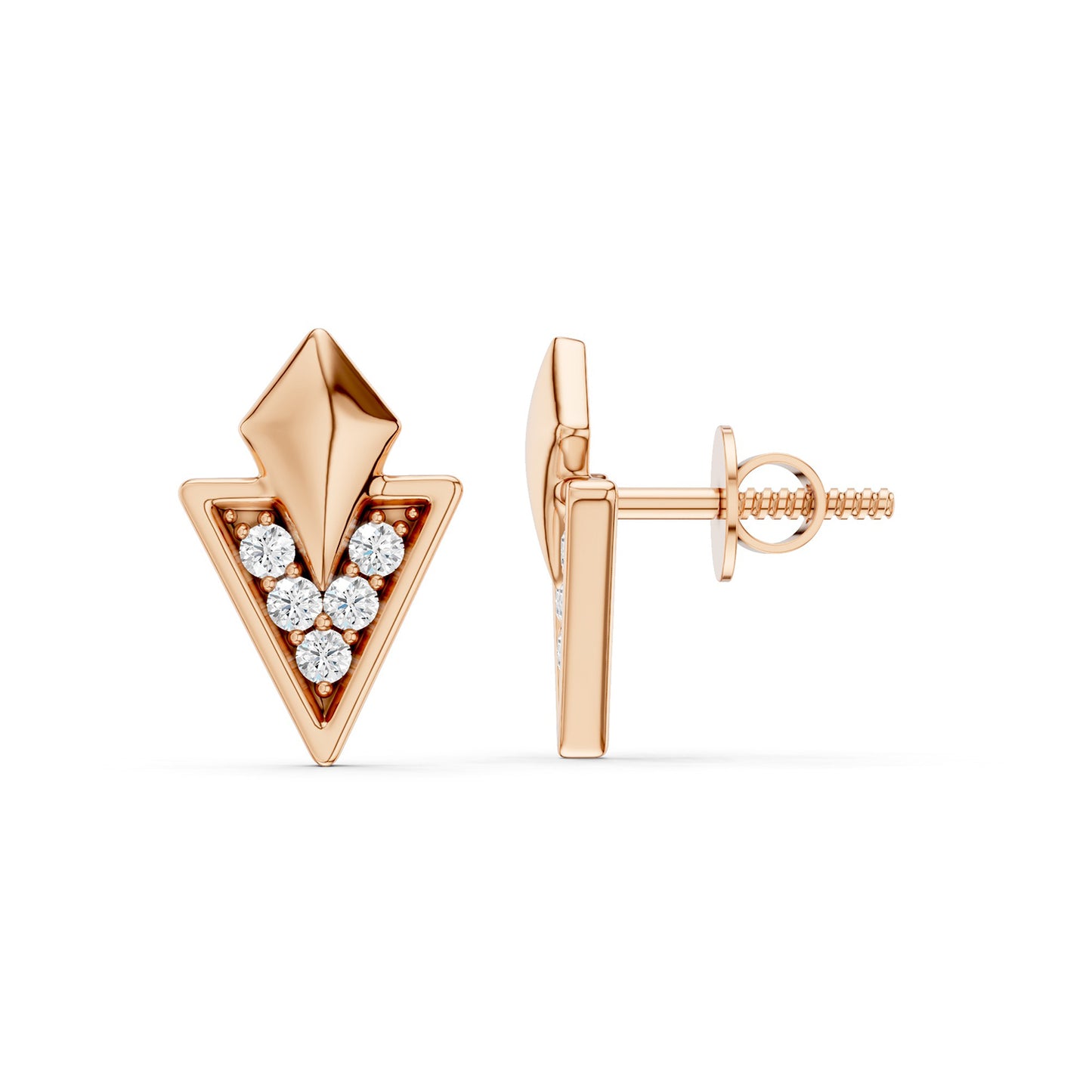 Pyramid Aura Studs