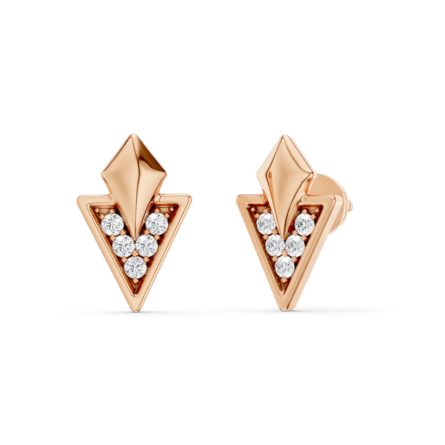 Pyramid Aura Studs
