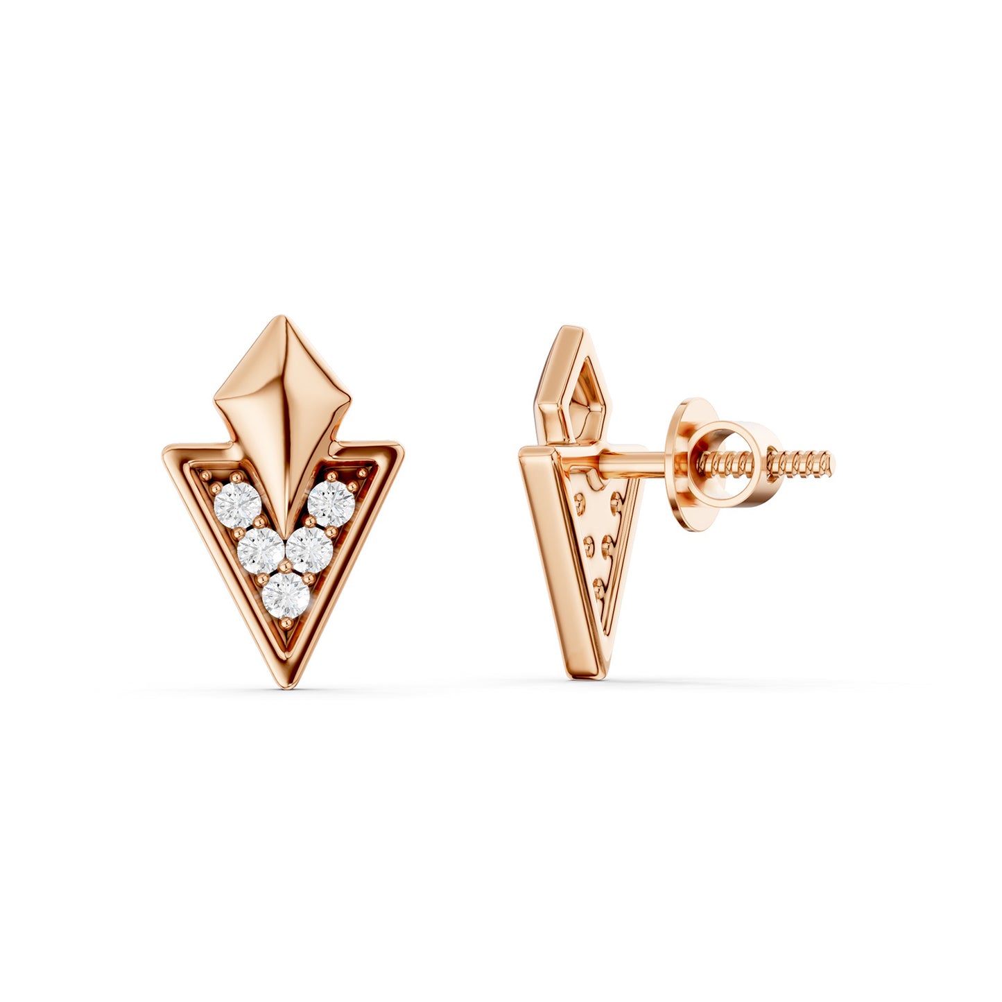 Pyramid Aura Studs