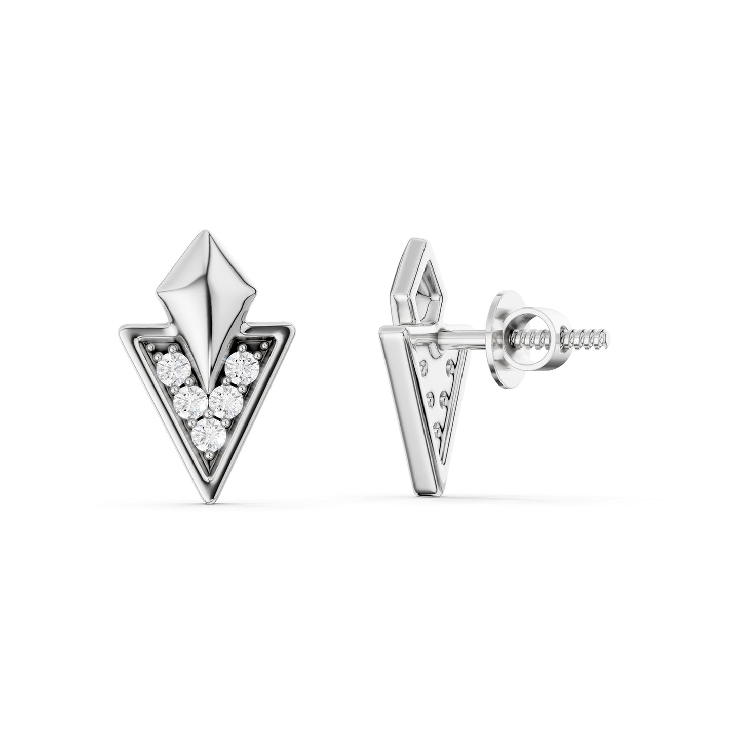 Pyramid Aura Studs