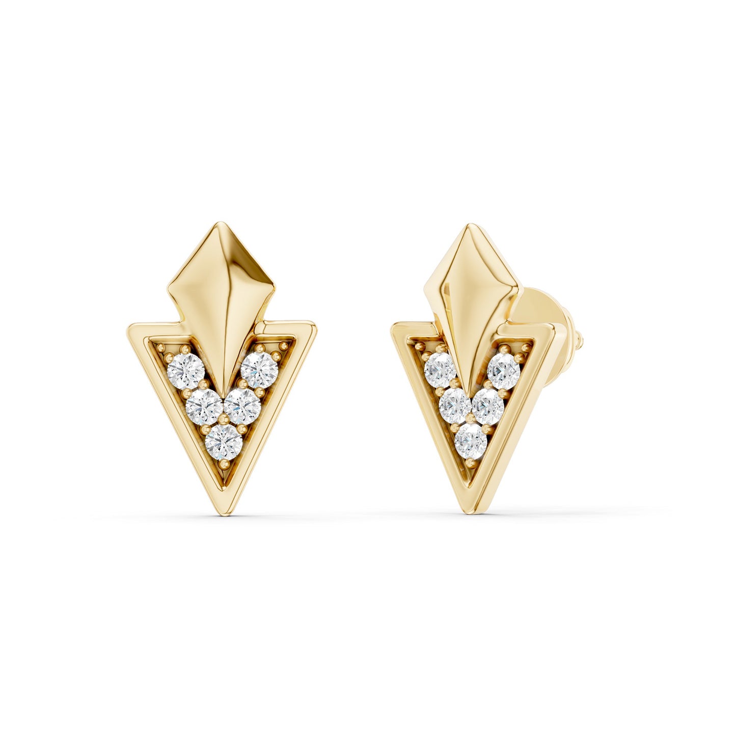 Pyramid Aura Studs