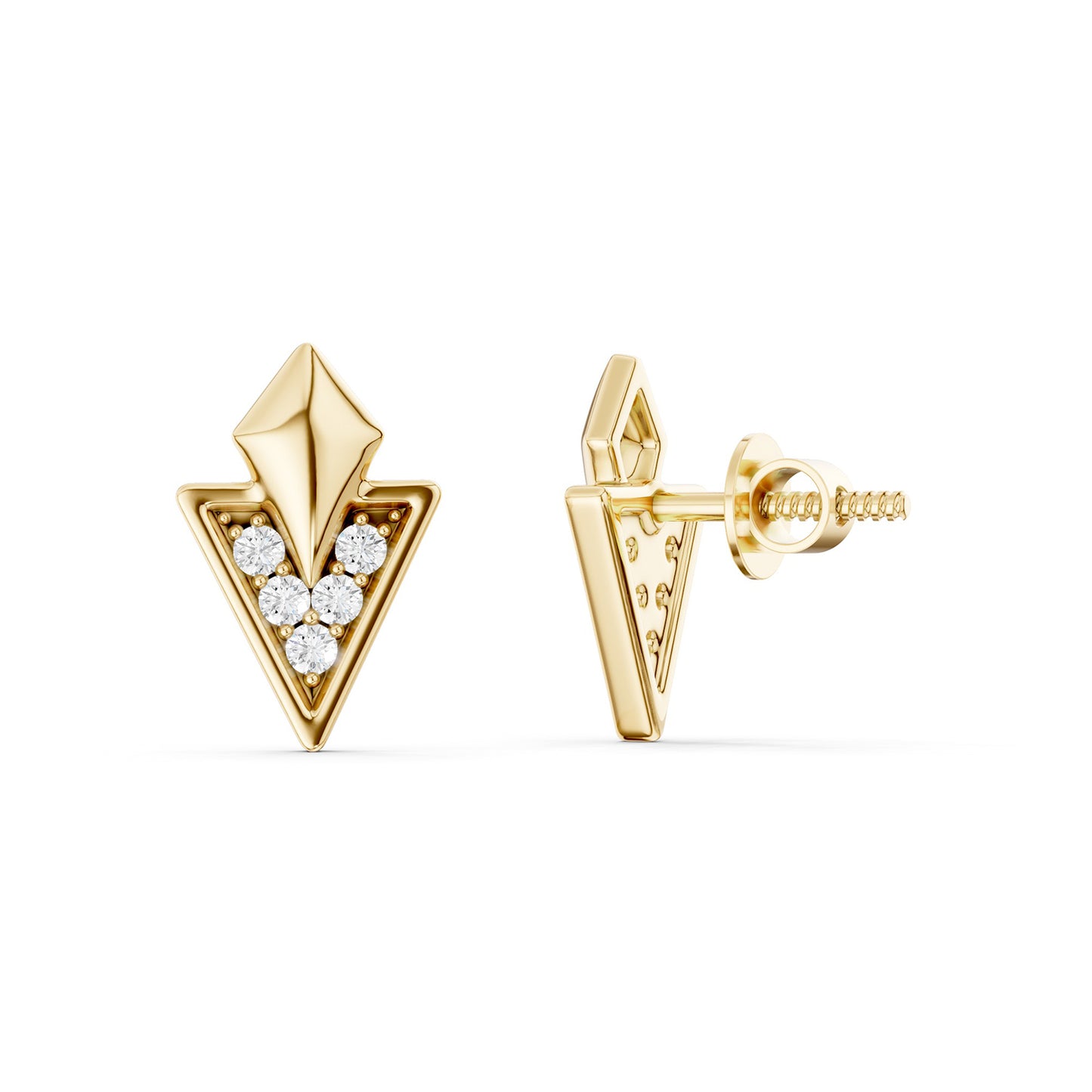 Pyramid Aura Studs