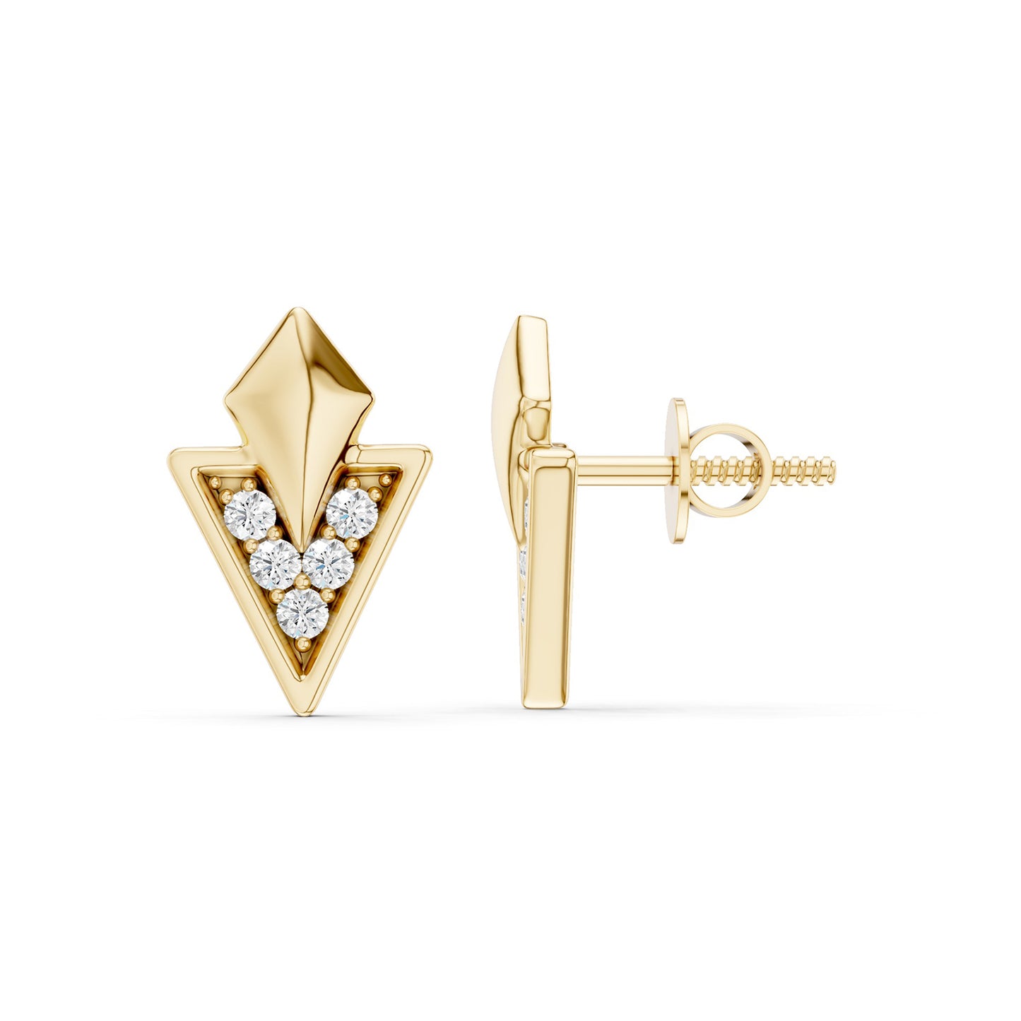 Pyramid Aura Studs