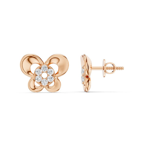 Halo Cluster Butterfly Studs