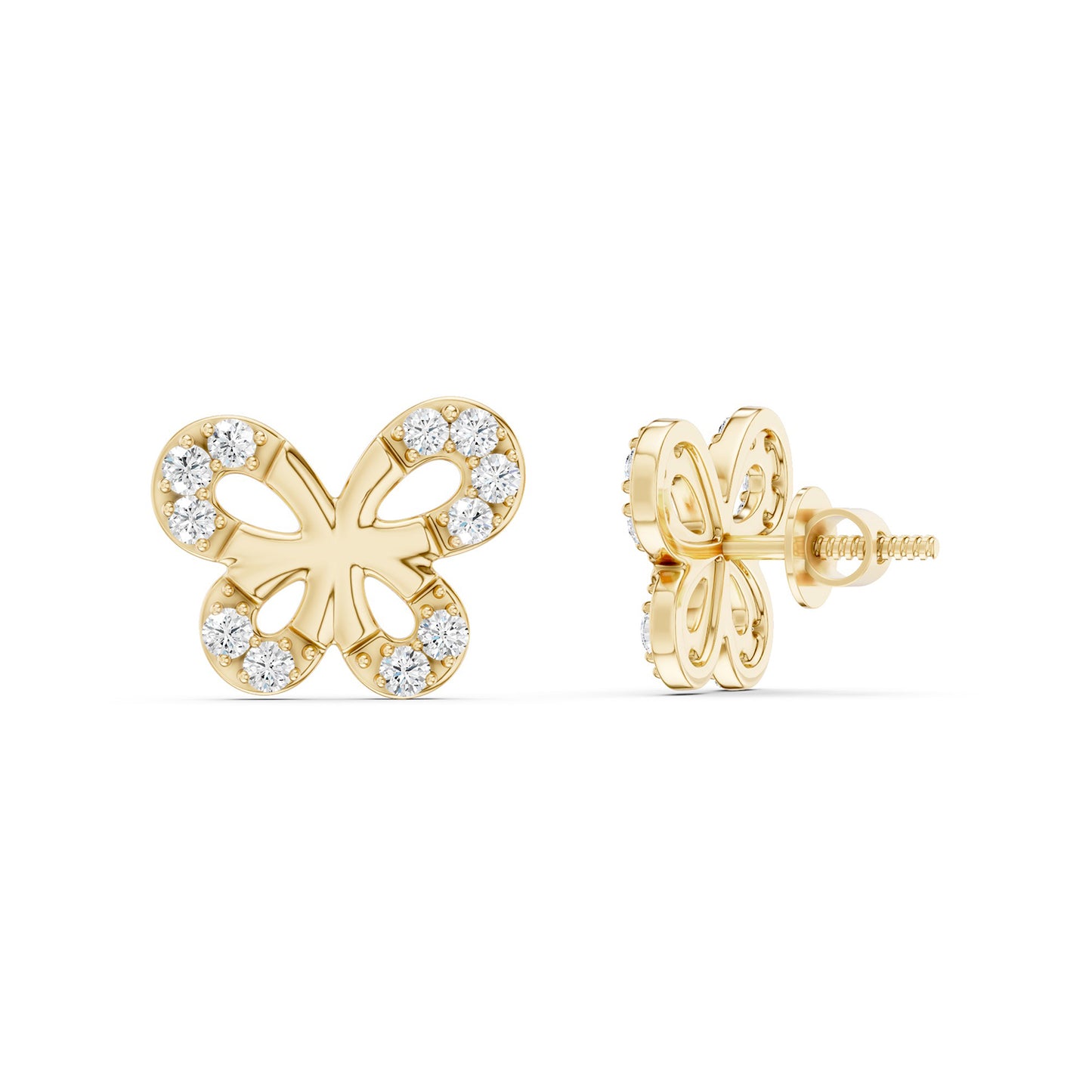 Edge-Set Butterfly Studs