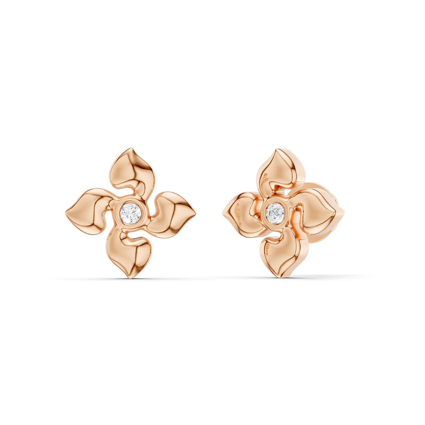 Contoured Petals Studs