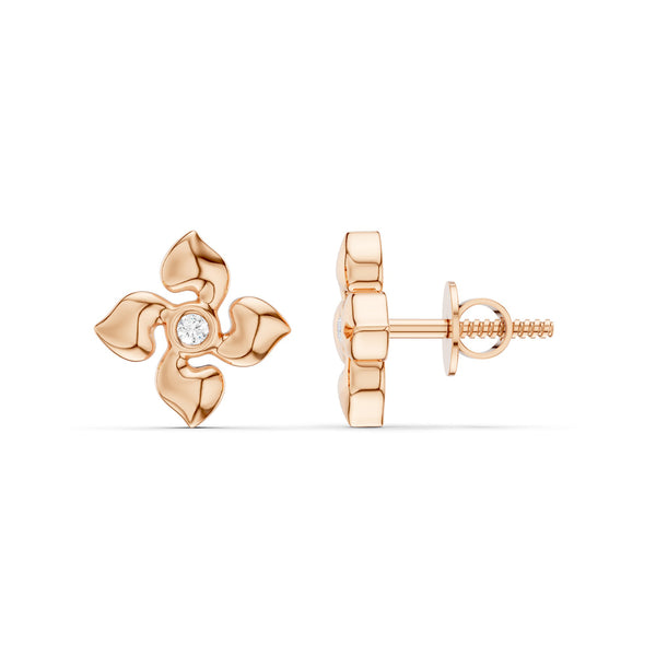 Contoured Petals Studs