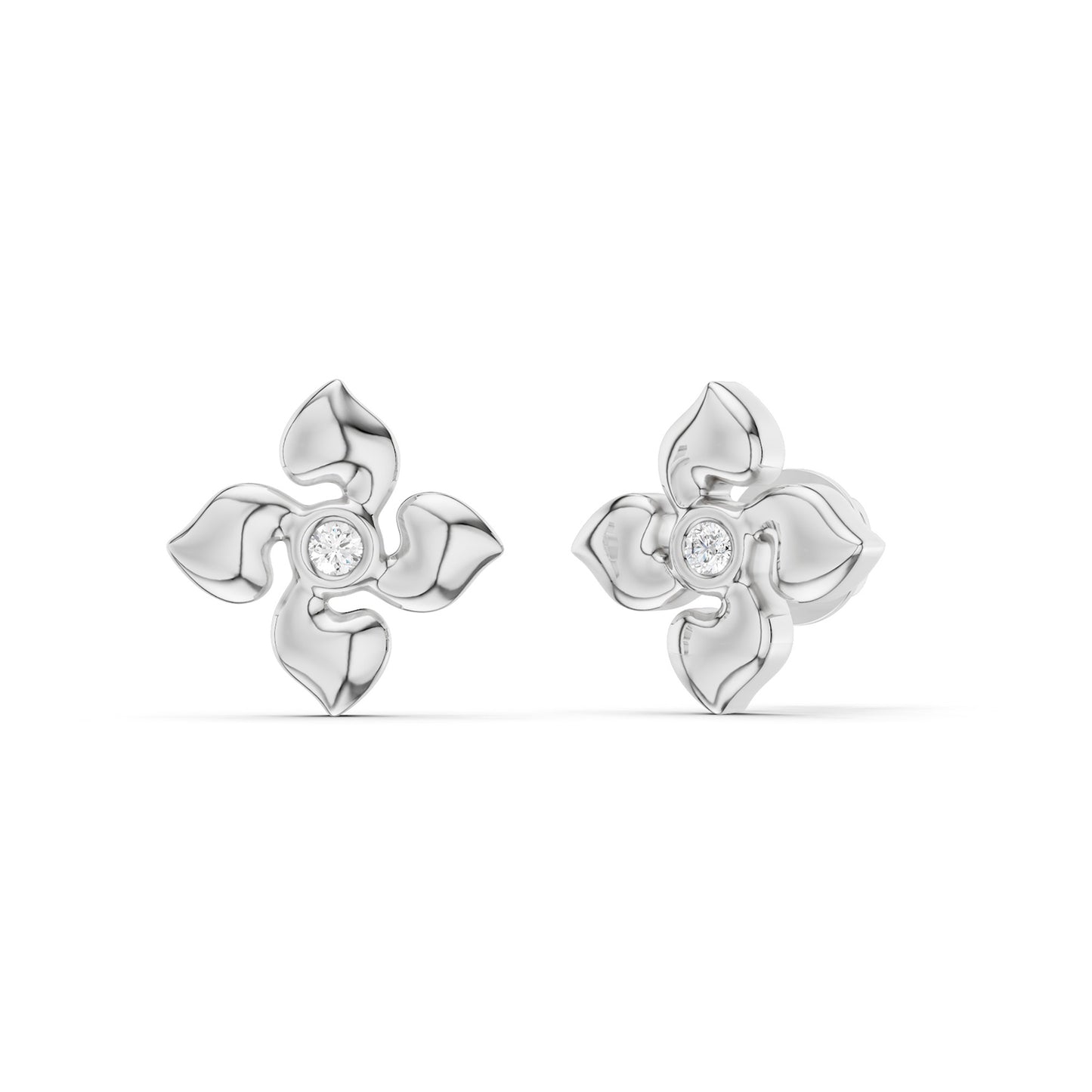 Contoured Petals Studs