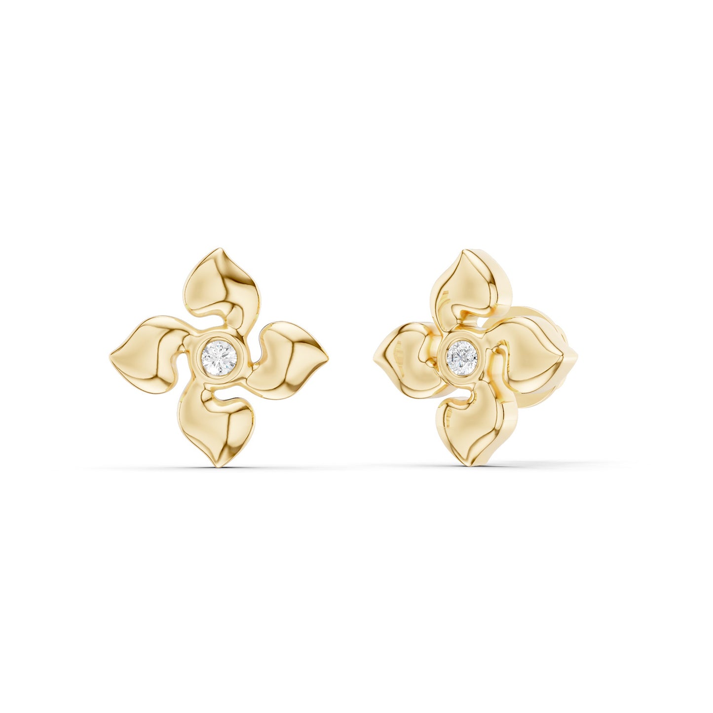 Contoured Petals Studs
