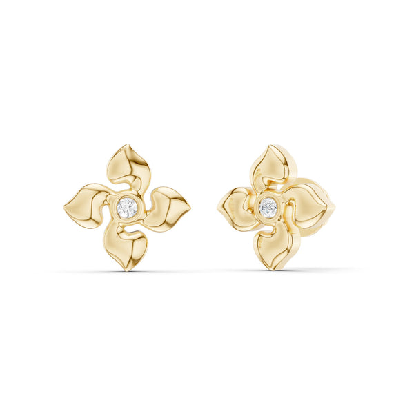 Contoured Petals Studs