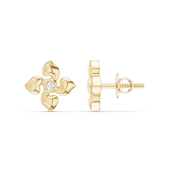 Contoured Petals Studs