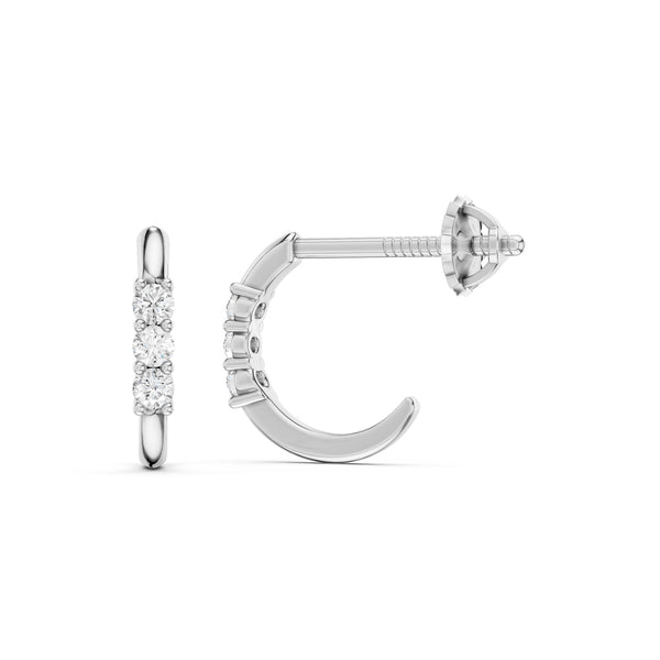 Trio Lumière Huggie Hoops