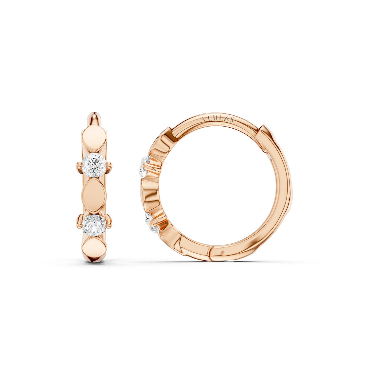 Luxe Round Huggie Hoops