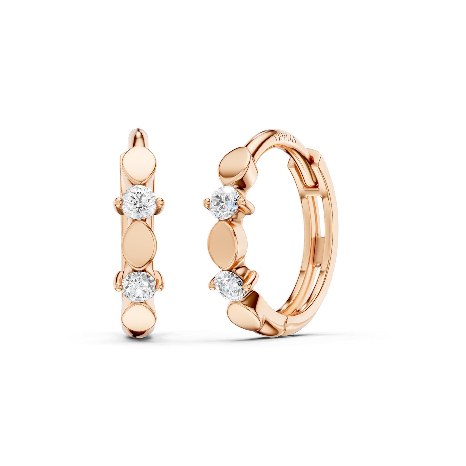 Luxe Round Huggie Hoops