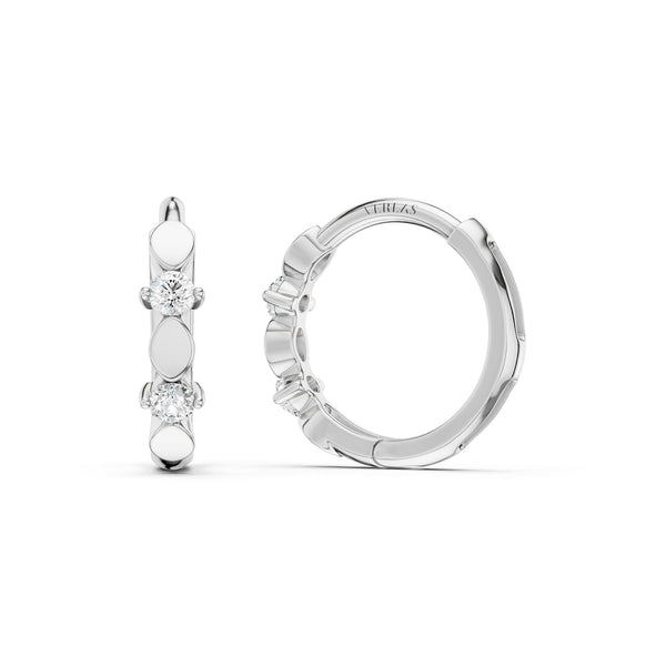 Luxe Round Huggie Hoops