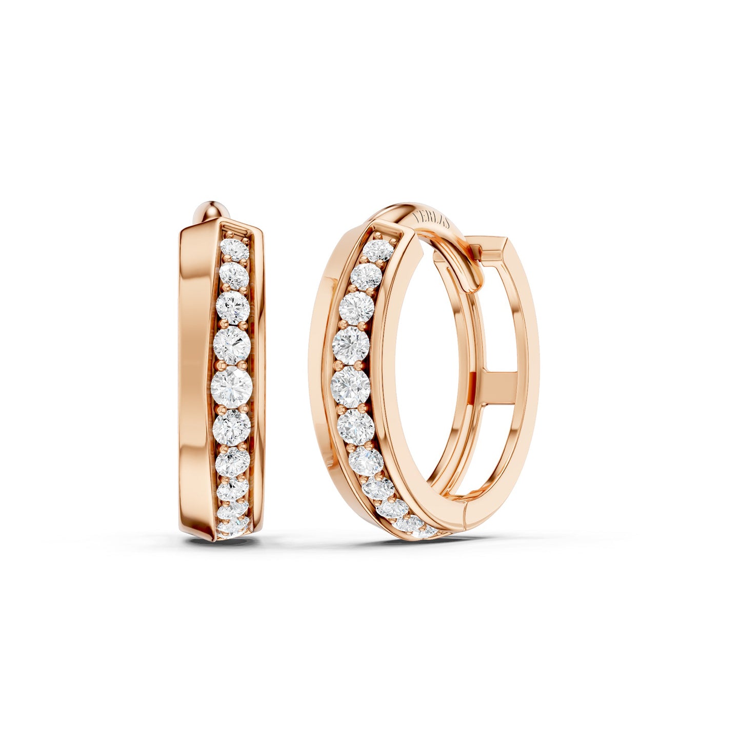Contour Pavé Hoops