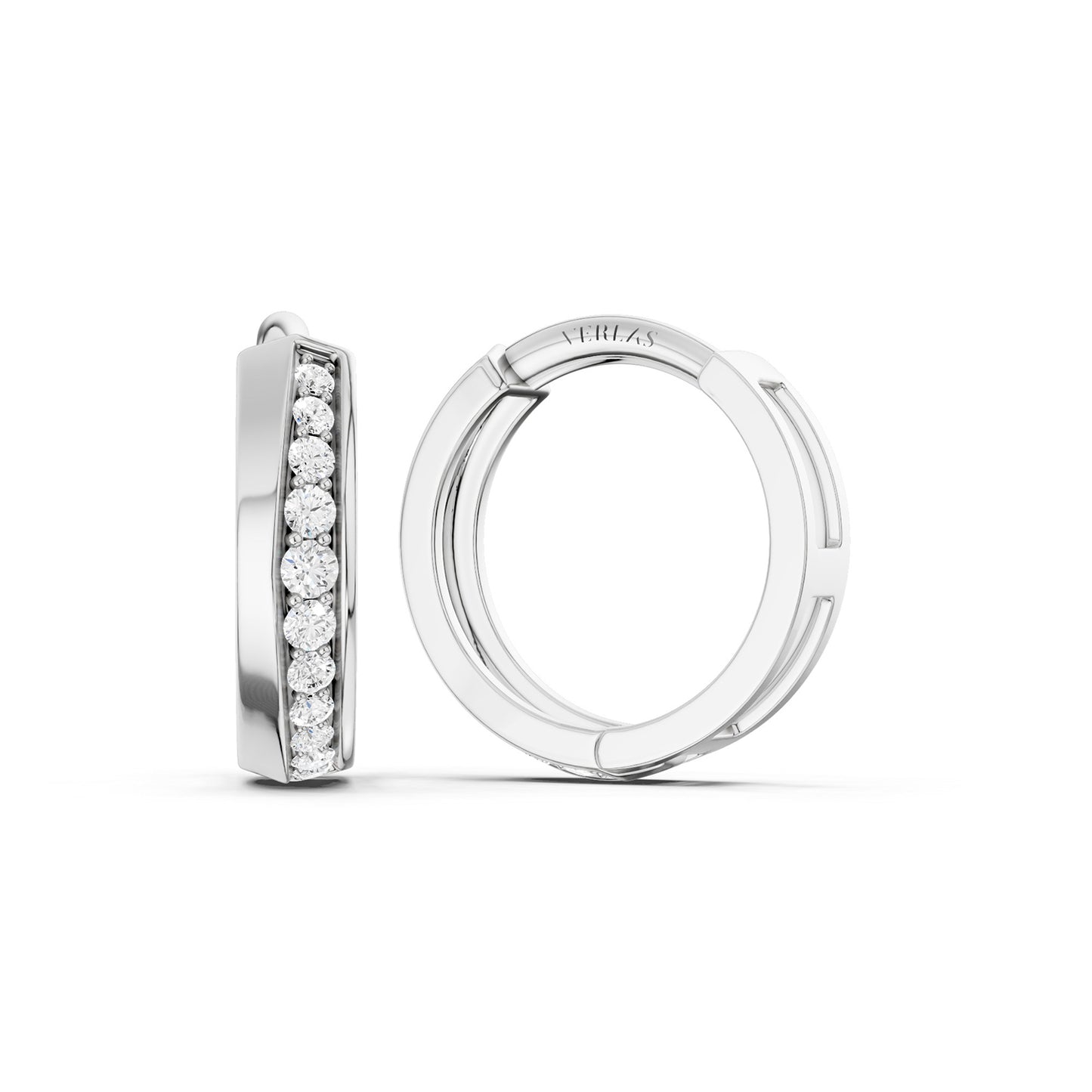 Contour Pavé Hoops