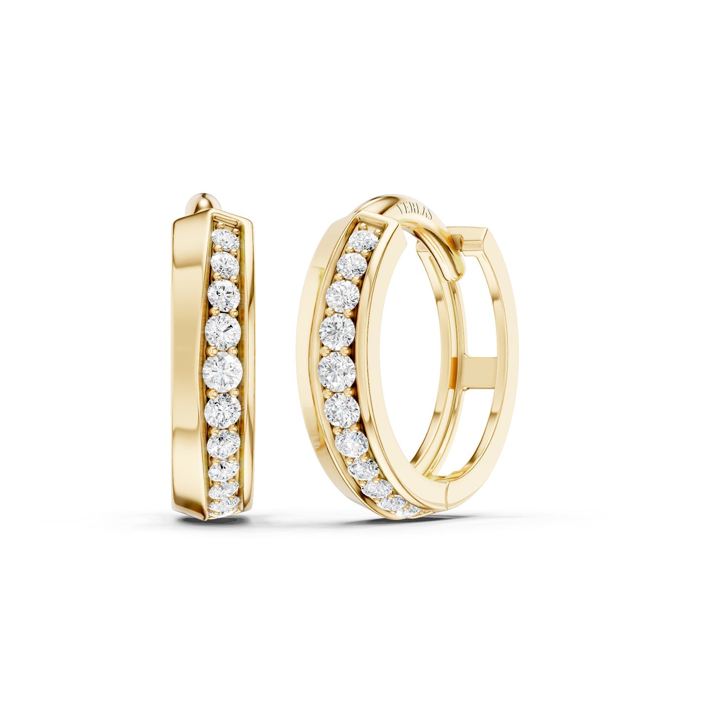 Contour Pavé Hoops