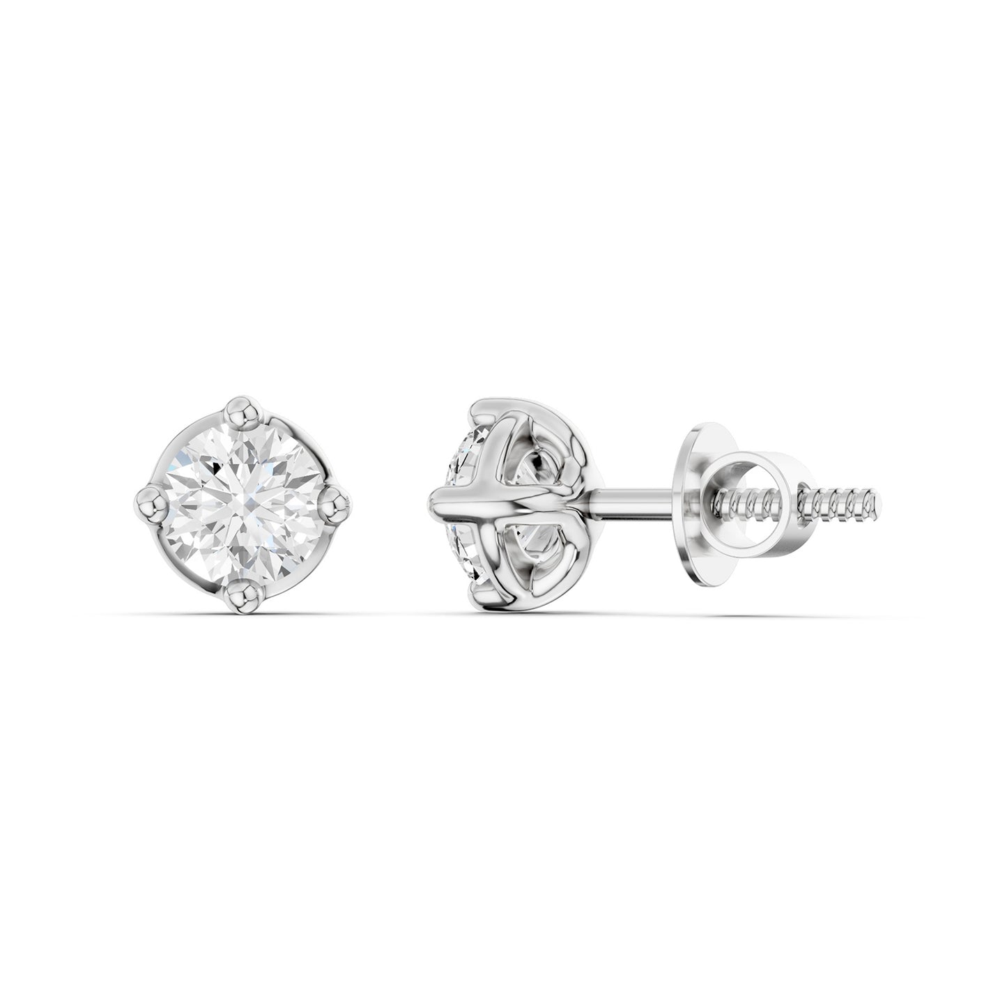 Round-Cut Basket Studs