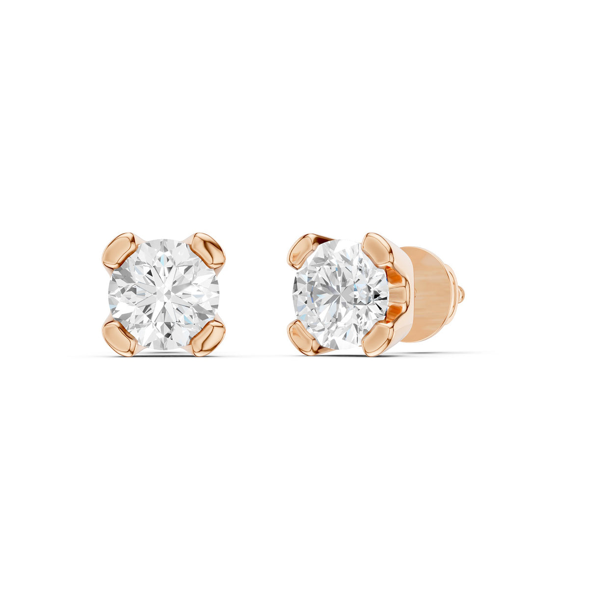 Minimalist Round-Cut Studs