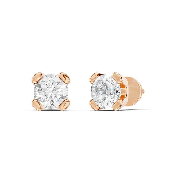 Minimalist Round-Cut Studs