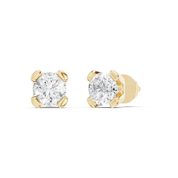 Minimalist Round-Cut Studs