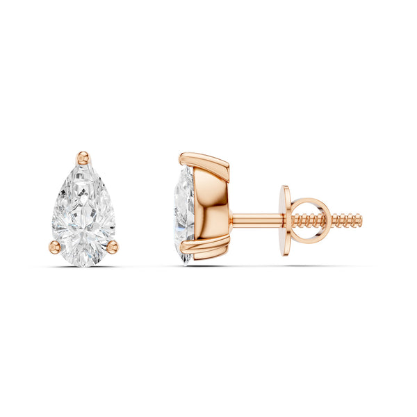 Pear-Cut Studs