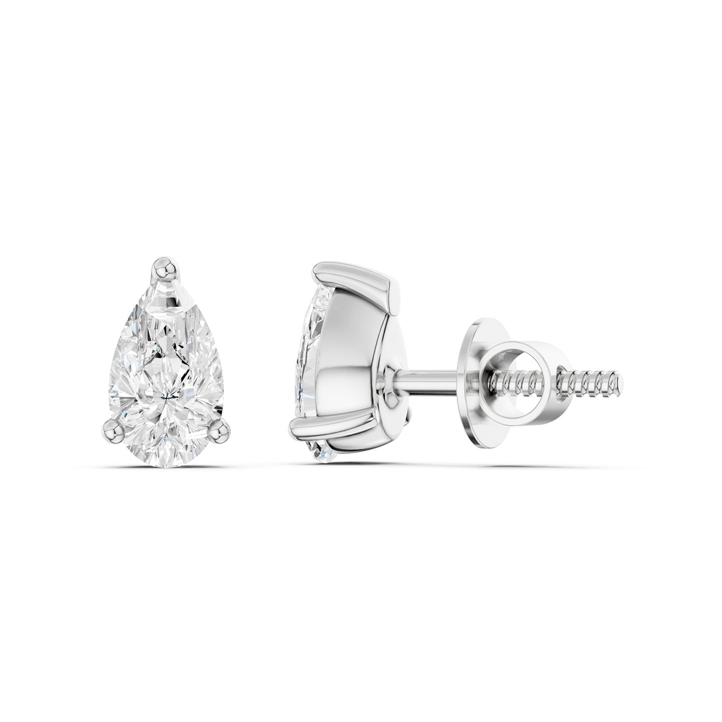 Pear-Cut Studs