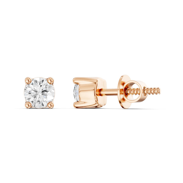 Round-Cut Brilliant Studs