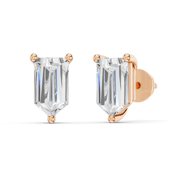 Bullet Baguette Studs