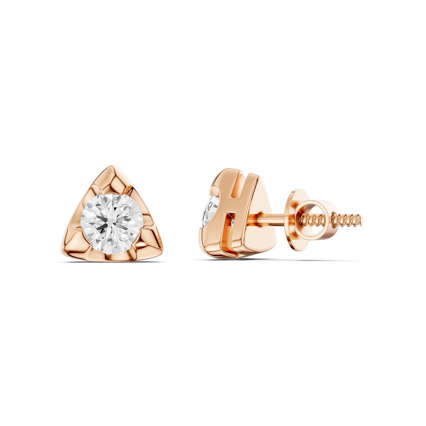 3-Prong Round Studs