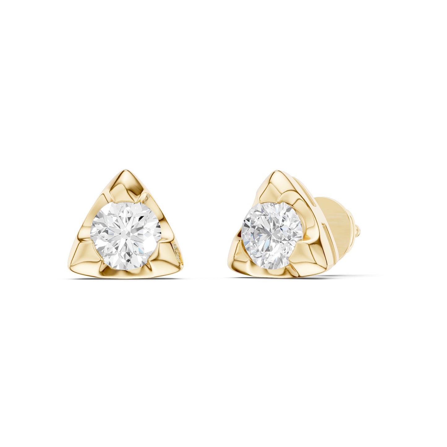 3-Prong Round Studs