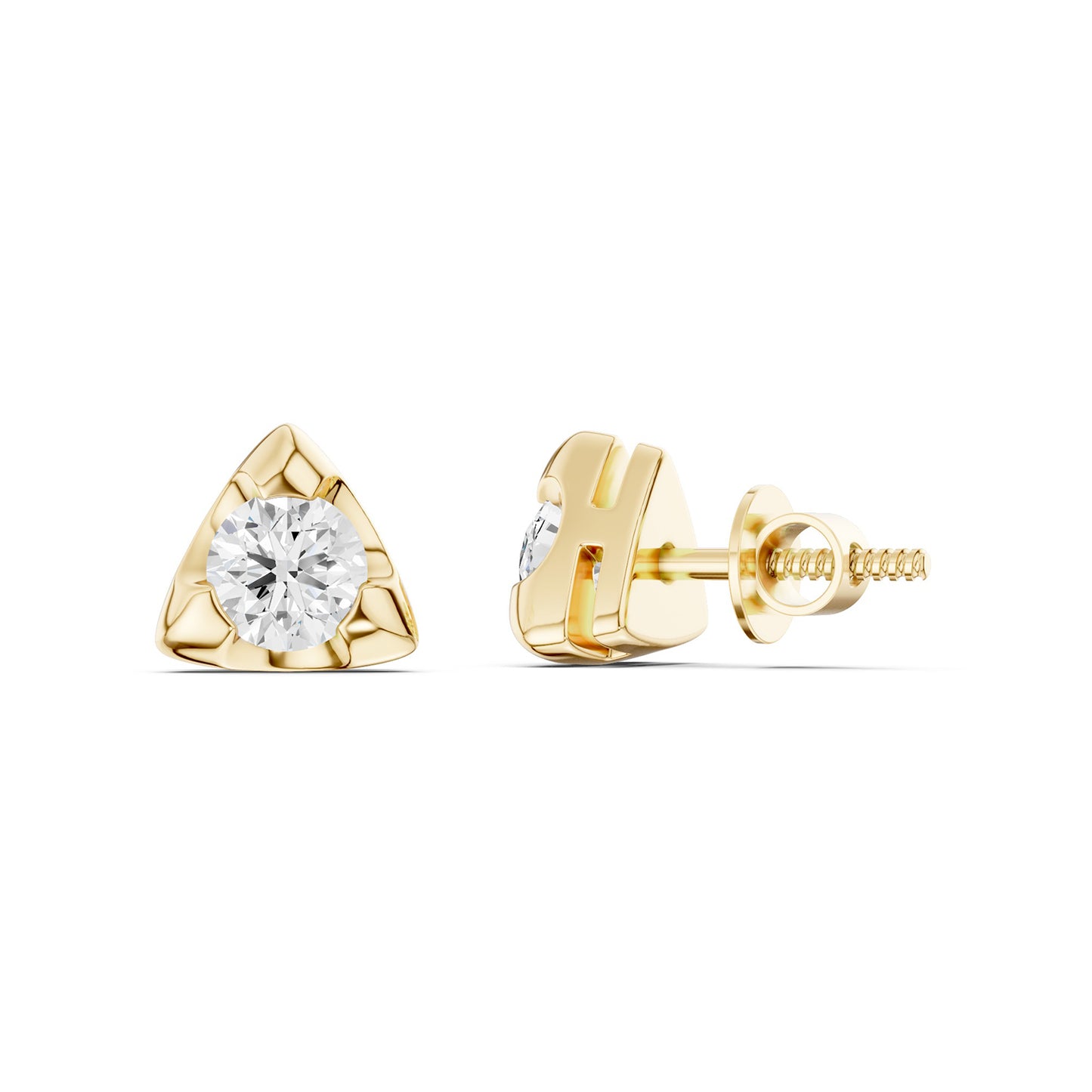 3-Prong Round Studs