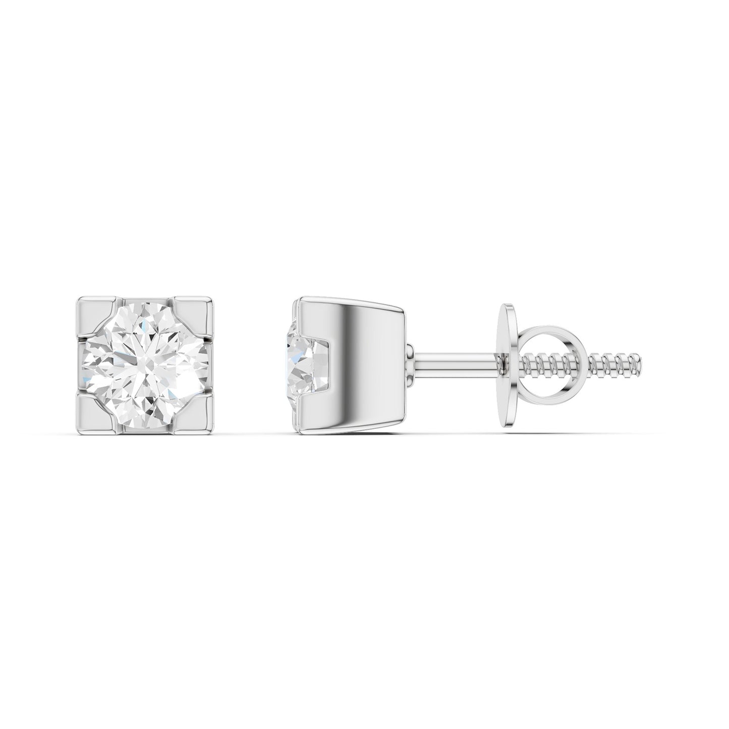 Minimalist Square Studs Small