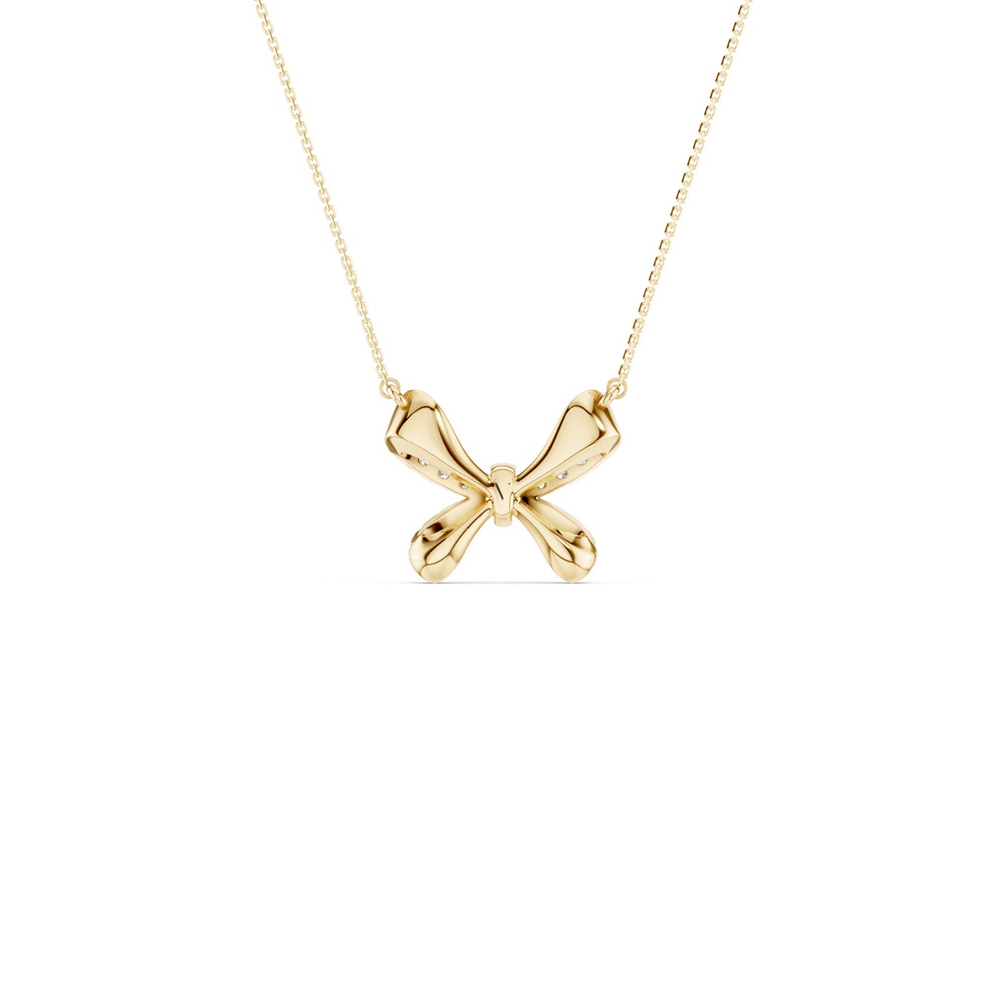 Ribbon Butterfly Necklace