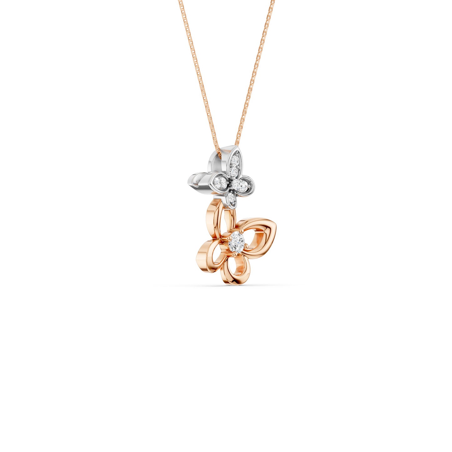 Entwined Butterfly Pendant