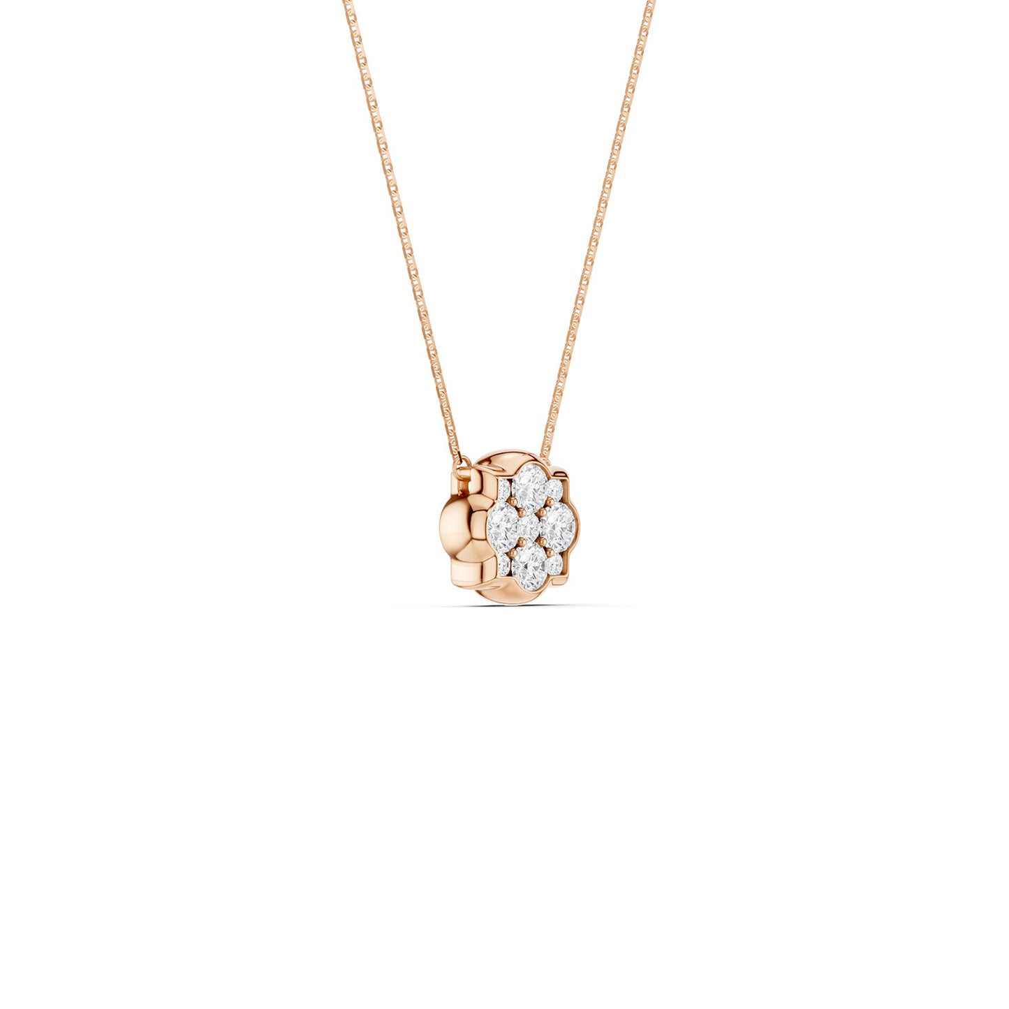 Floral Cluster Necklace