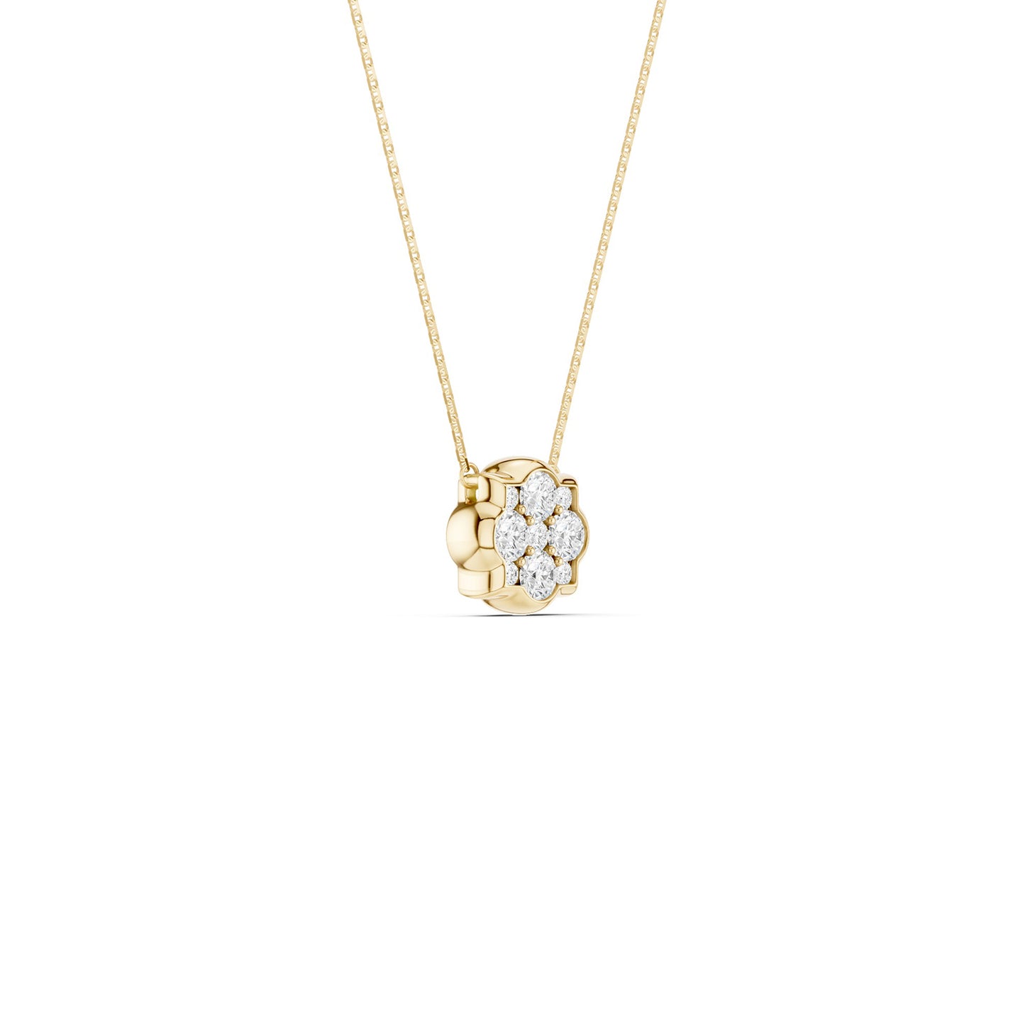 Floral Cluster Necklace
