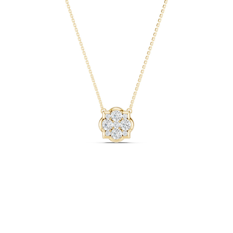 Floral Cluster Necklace