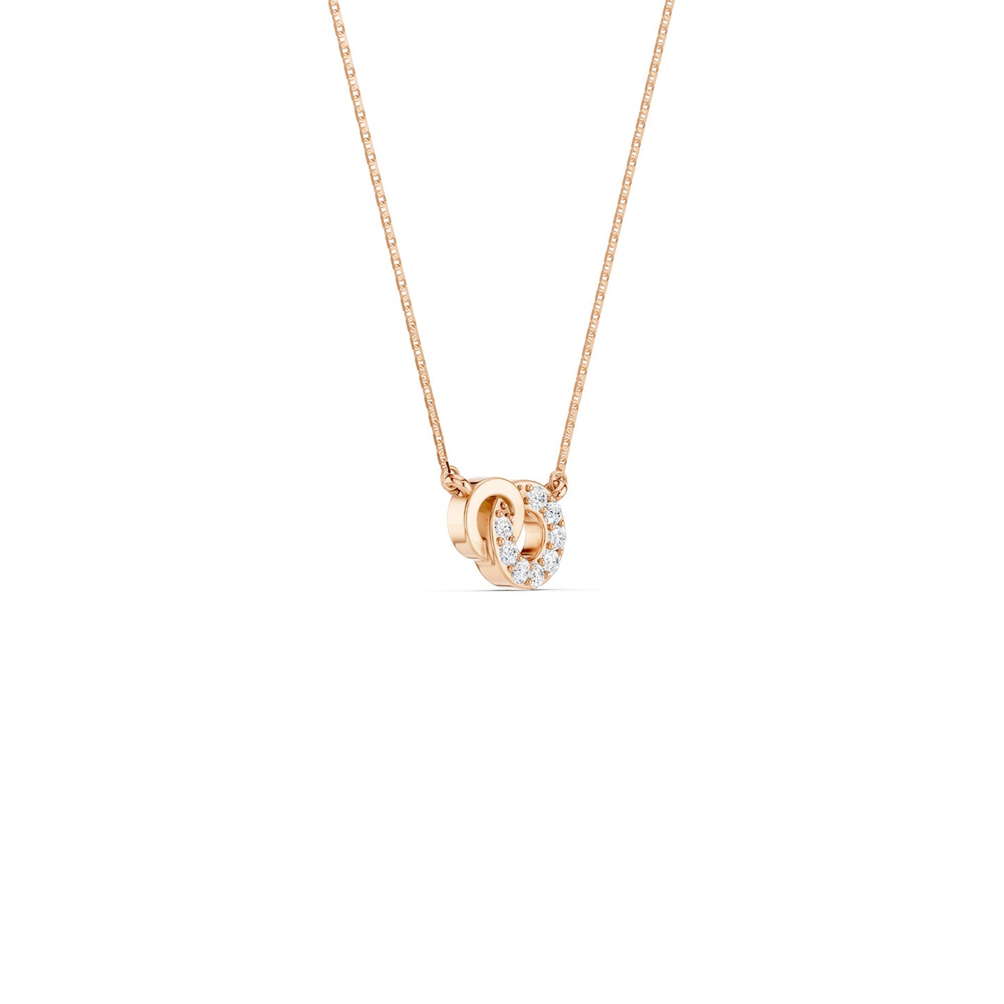 Interlocked Hoops Necklace