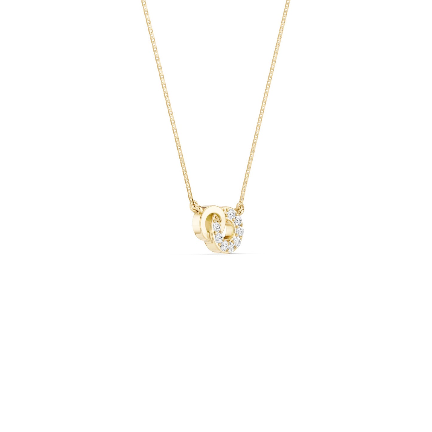 Interlocked Hoops Necklace